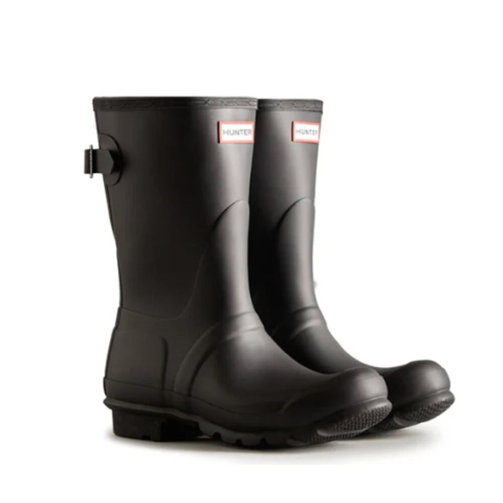 Hunter Original Women's Rubber Back Adjustable Short Rain Boots Size 6